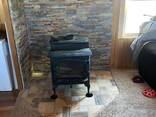 Biomass portable wood pellet fireplace wood stove - фото 1