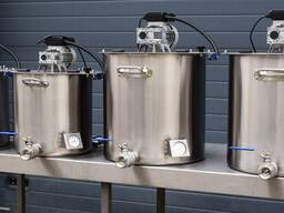 Cooking Kettle with a Stirrer