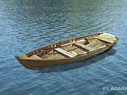 Fan-der-Flit rowboat. Custom built.