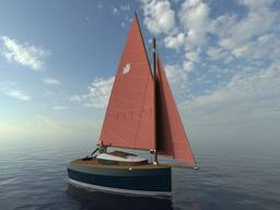Gaff cat Lion450-day cruiser