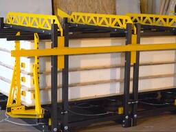 Клеєнаносне обладнання з пресом для виготовлення панелей СІП.