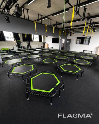 Комплект 16 професійних батутів JUMPING Fitness, Чехія
