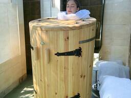 Mini sauna, přenosná sauna, sauna na dřevo, zahradní sauna, sauna na zahrad