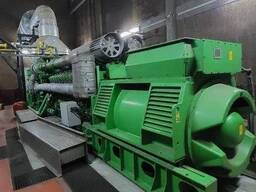 Použitý plynový turbogenerátor Jenbacher JGS 620/612, 4 MW, 2014, pyrolýzní plyn