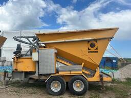 Použitá mobilní betonárna Fibo Intercon 15 m3/h, 2010, Dánsko