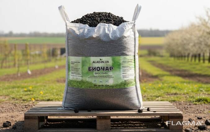 Prémiový biochar pro udržitelné zemědělství – export z Ukrajiny.