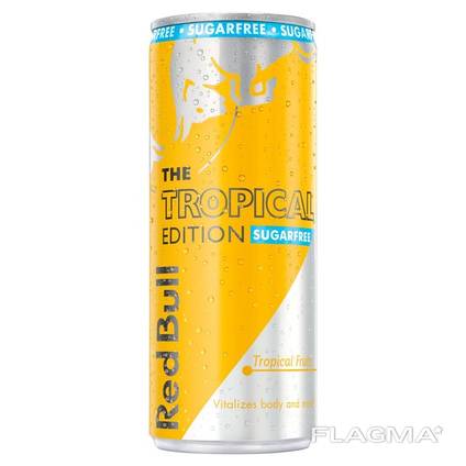 Red Bull 250 ML - Tropical Edition Sugar Free