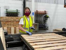 Spolehlivé paletové dřevo a palety EUR pro globální přepravu a logistiku