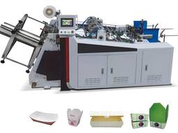 Stroj na výrobu obalů, krabic na svačiny, hamburgery, hranolky