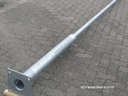 Street lighting poles metal galvan